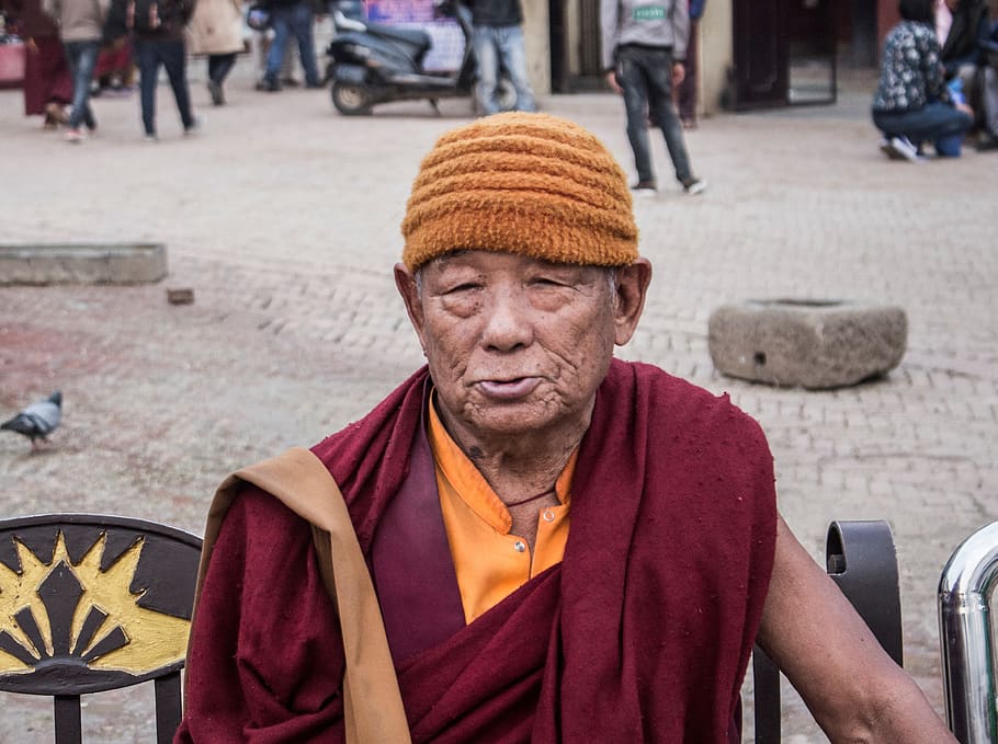 nepal, kathmandu, city, one person, street, adult, clothing HD wallpaper