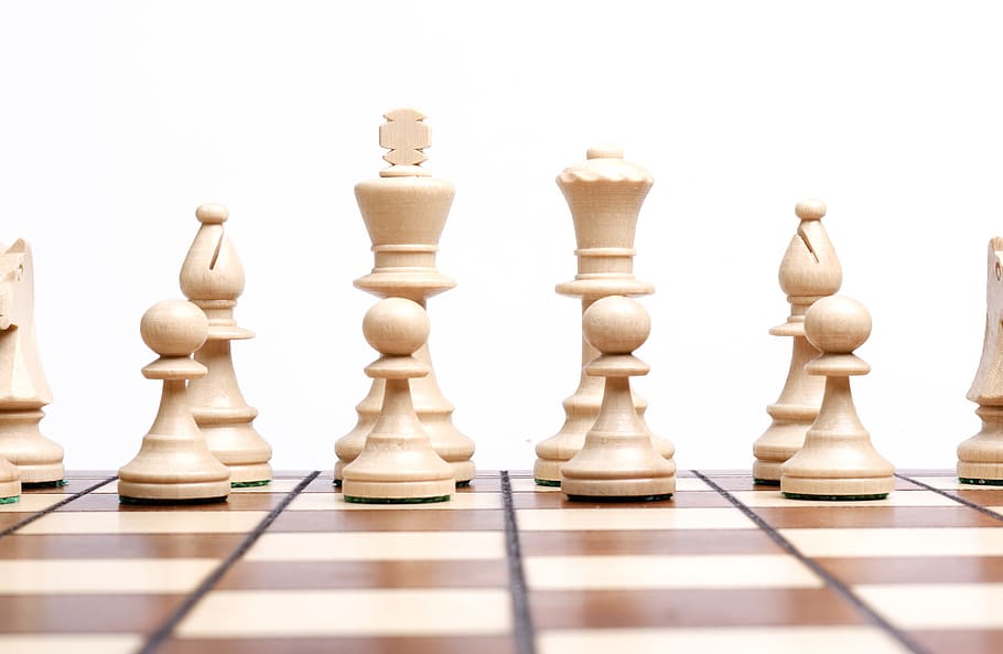 chess, board, brown, isolated, white, challenge, chessboard HD wallpaper