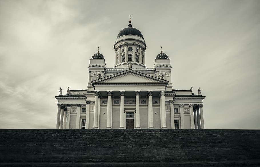 finland, helsingfors, helsinki cathedral, gothic, holy, landmark, HD wallpaper