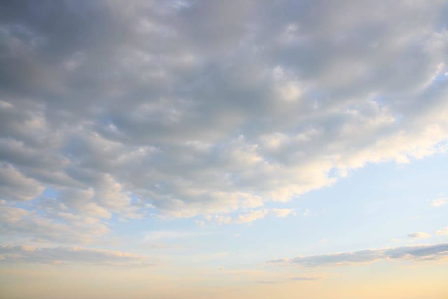 air, background, blue, cloud, cloudscape, cloudy, horizontal HD wallpaper