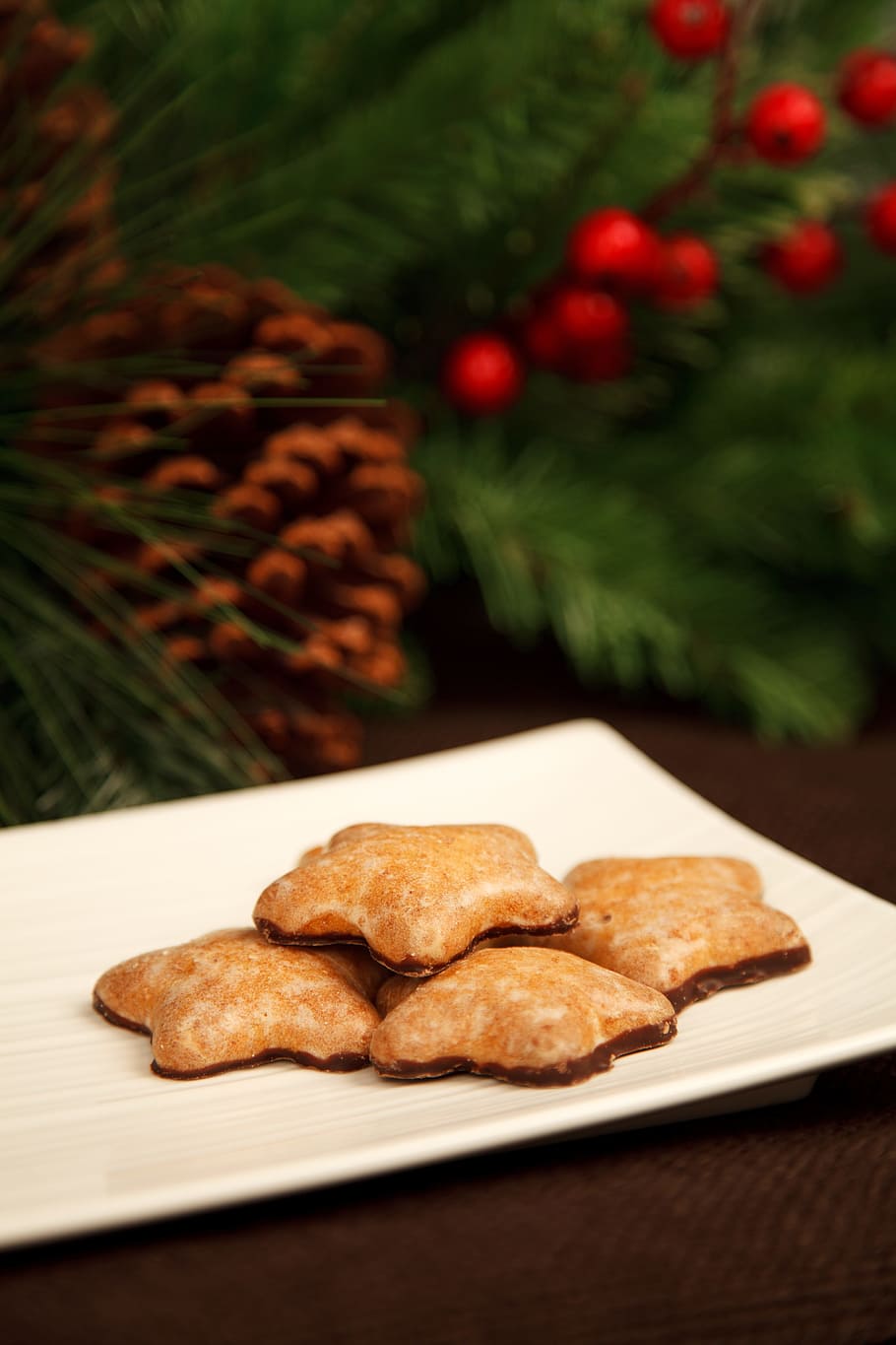christmas, cookie, star, starry, bake, baked, bakery, food HD wallpaper