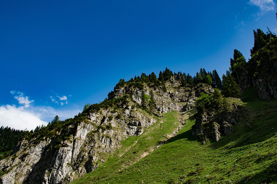 Rocky Mountain, adventure, daylight, germany, high, landscape HD wallpaper
