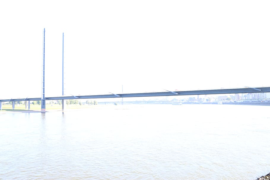 germany, düsseldorf, water, sky, architecture, day, no people HD wallpaper