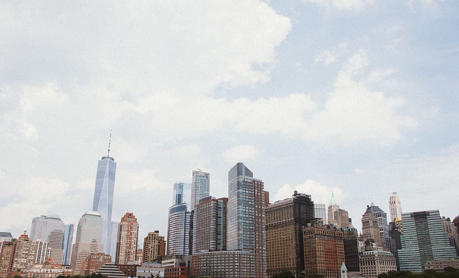 city skyline during daytime, skyscraper, urban, building, downtown HD wallpaper