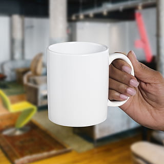 hand, mug, mockup, template, human hand, human body part, one person HD wallpaper