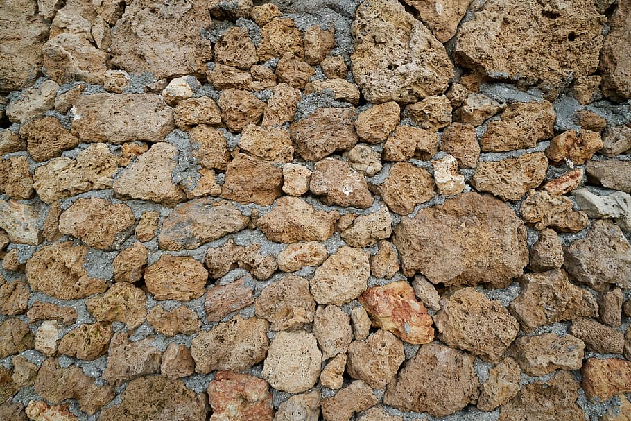 stone, brick, wall, kennedy, brown, sarmiento, ground, background HD wallpaper
