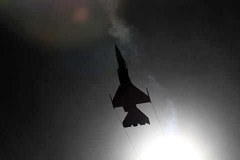 plane, fighter jet, speed, dark, fast, air show, sky, darkness HD wallpaper