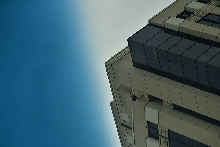 office building, architecture, tower, housing, urban, nature HD wallpaper