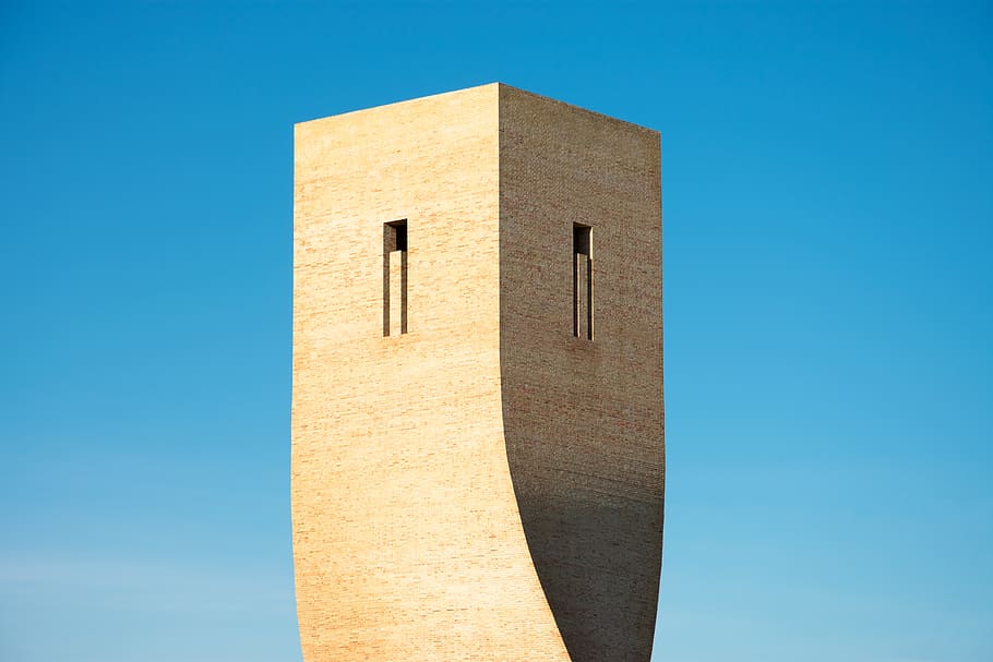 beige concrete tower, building, fourth tower of alaquás, españa HD wallpaper