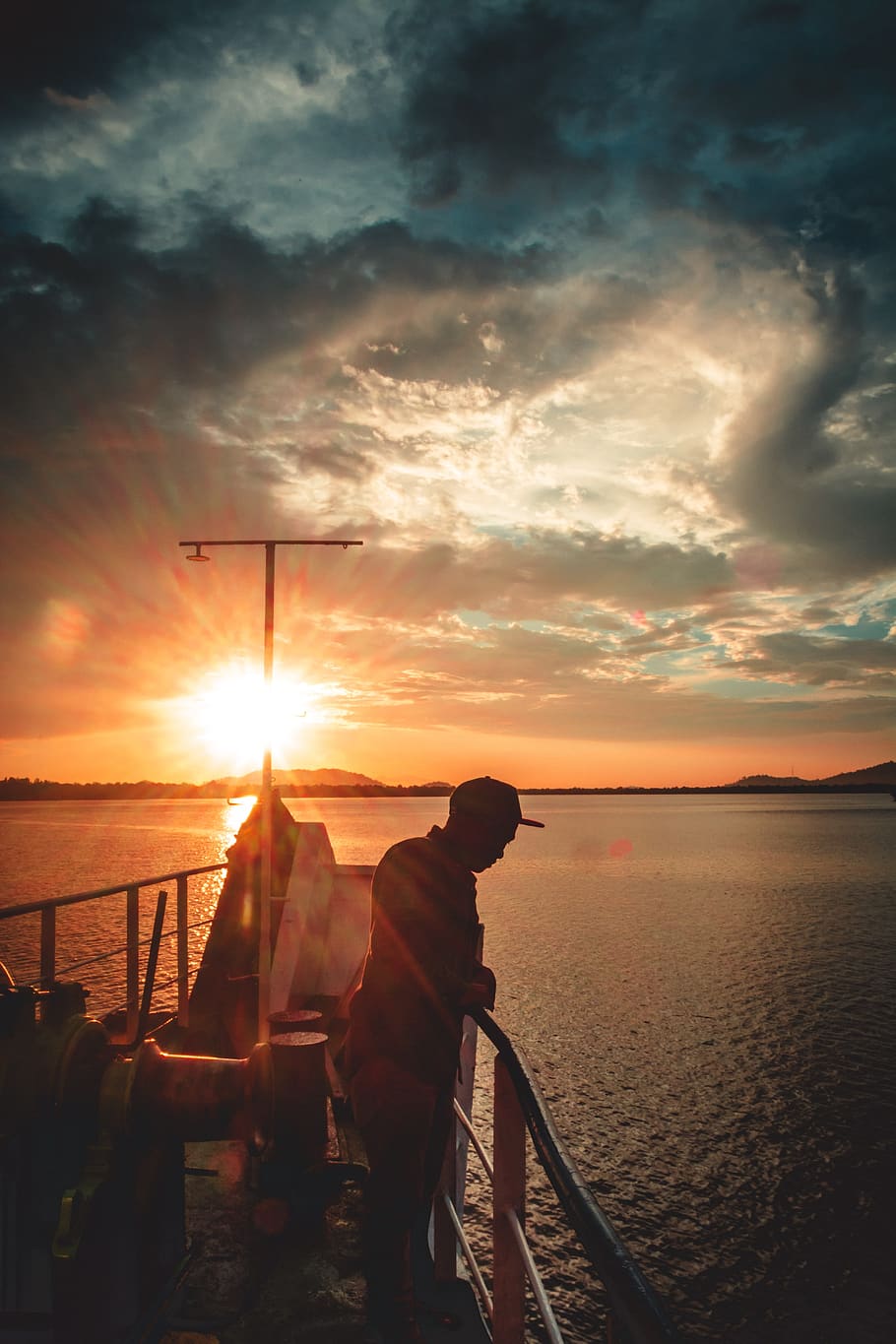 river, gold, sunset, kapuas, landscape, nature, water, yellow HD wallpaper