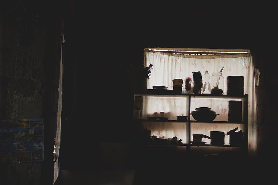 haiti, montrouis, window, silhouette, kitchen, indoors, domestic room, HD wallpaper