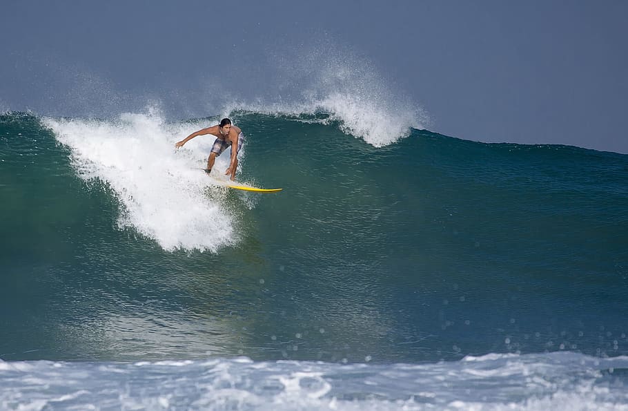 surf, surfer, surfing, human, activity, sport, thrill, sea HD wallpaper