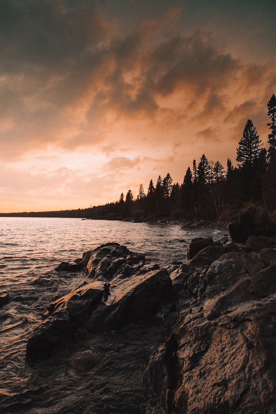 body of water wallpaper, summer, mountain, cloud, adventure, natural HD wallpaper