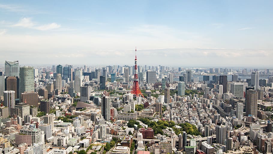 Tokyo Tower, Japan, building exterior, architecture, built structure HD wallpaper