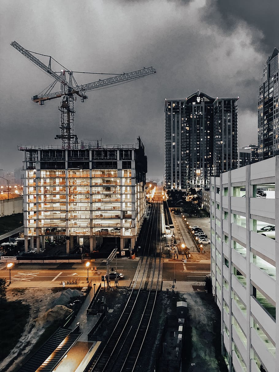 in progress building structure photo, architecture, building exterior HD wallpaper