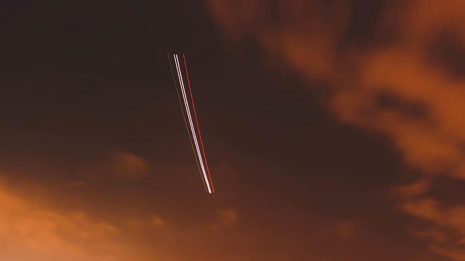flying, airplane, air vehicle, sky, no people, cloud - sky HD wallpaper