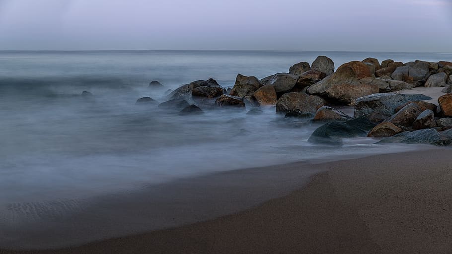 tide, waves, ocean, water, sea, beach, surf, tropical, coast HD wallpaper