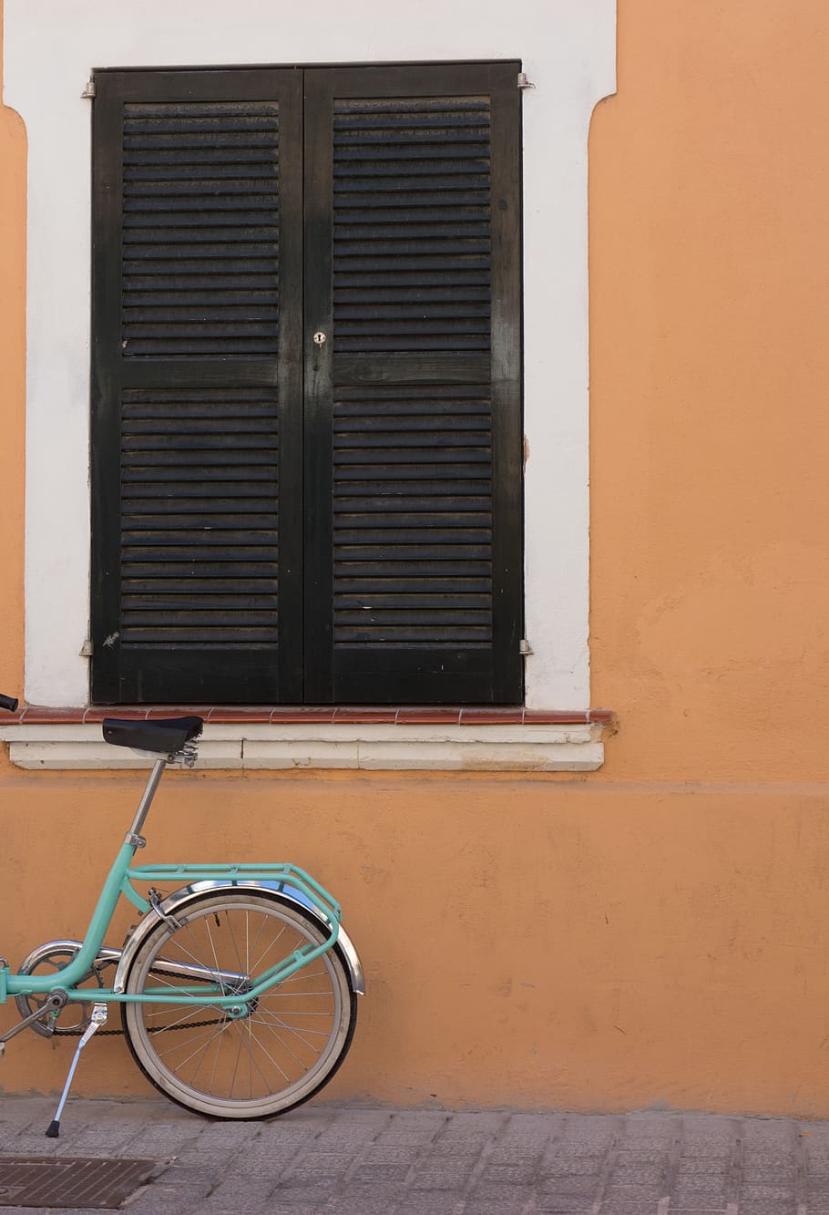 bicycle, summer, window, building exterior, architecture, built structure HD wallpaper