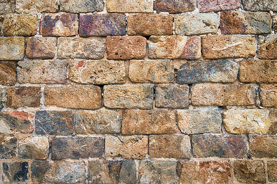 wall, stones, structure, pattern, texture, backgrounds, full frame HD wallpaper