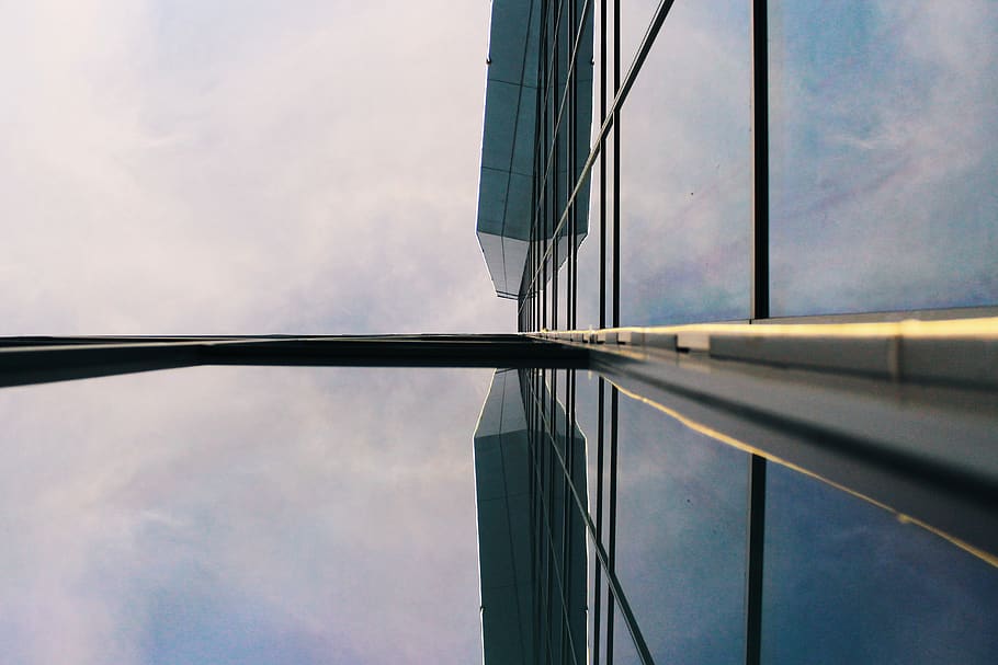 Worm's Eye View of Building, architectural design, architecture HD wallpaper