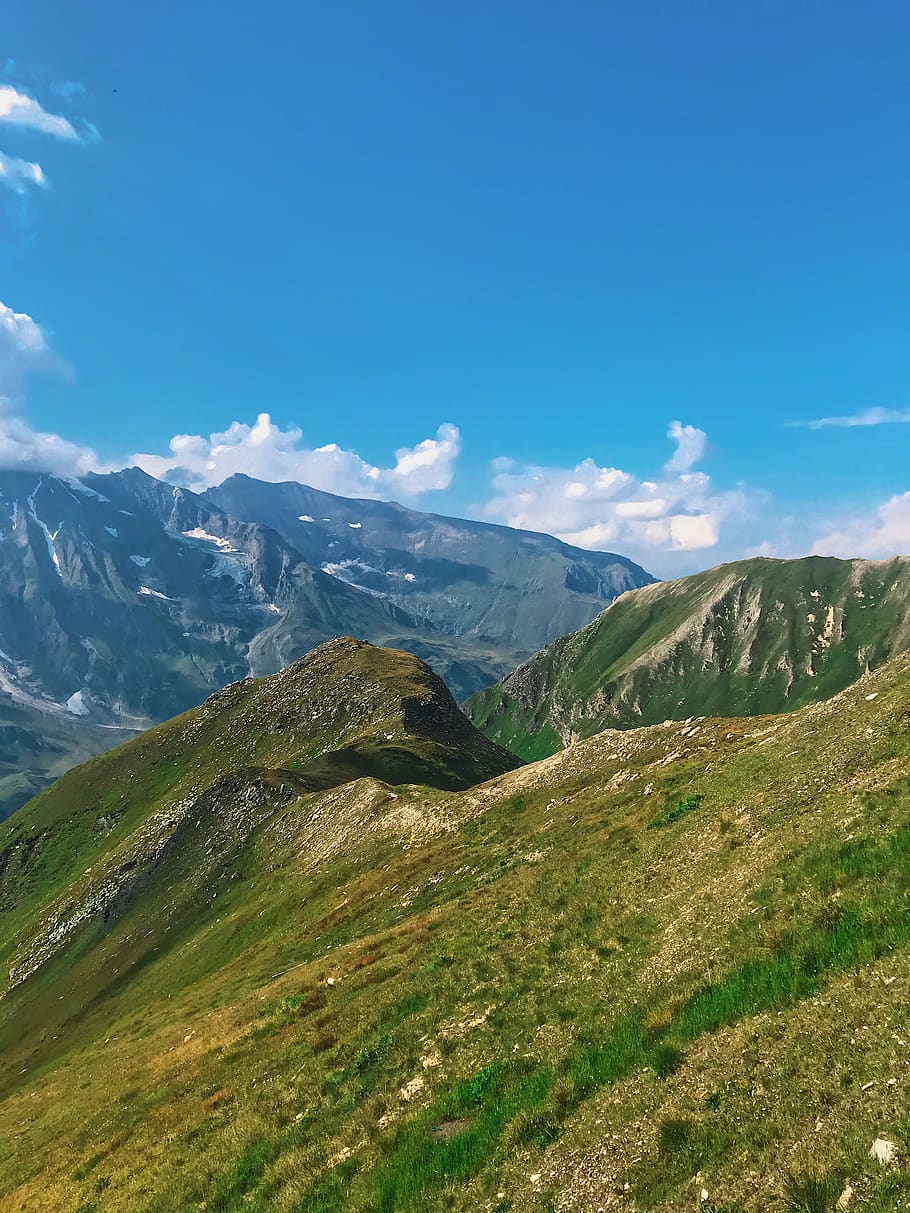 mountain peak, outdoors, nature, mountain range, slope, fusch an der großglocknerstraße HD wallpaper