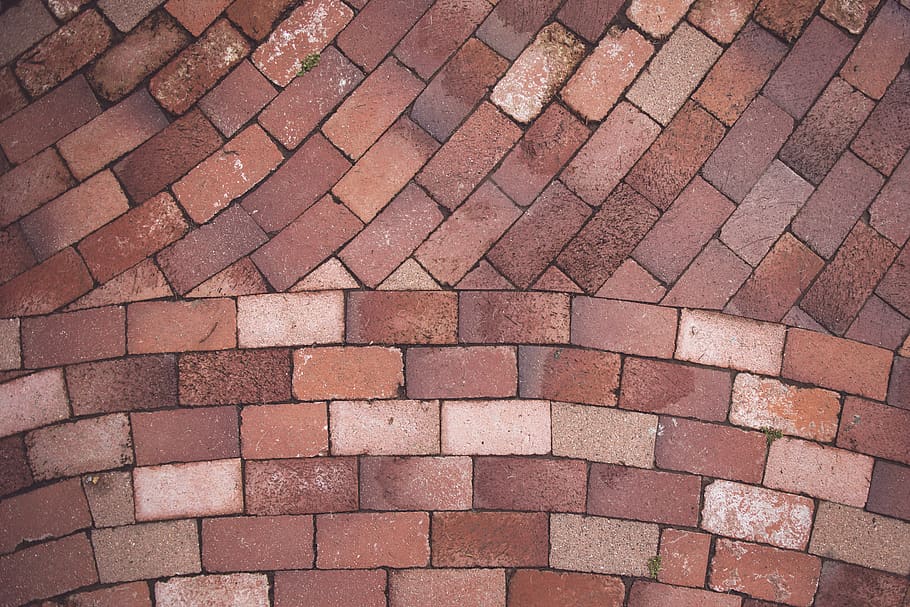 united states, harmony, background, pattern, red, sidewalk HD wallpaper