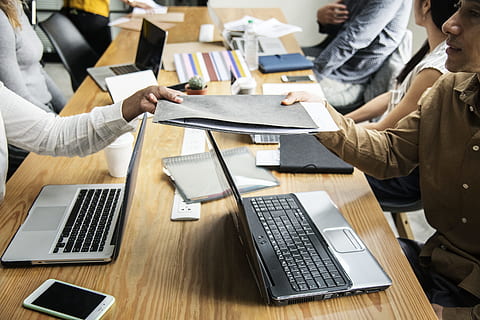 brainstorming, business, communication, computer, connection HD wallpaper