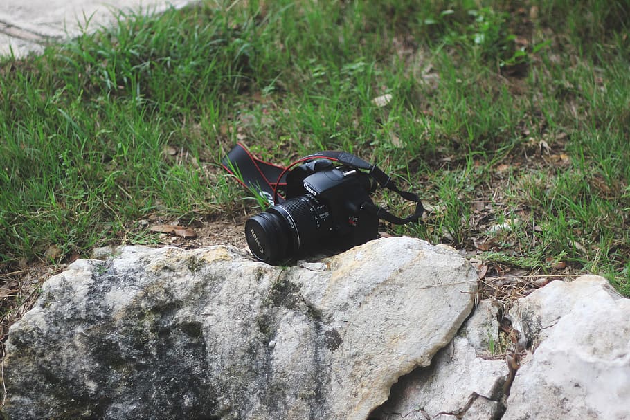 abandoned, cam, camera, canon, nature, camera - photographic equipment HD wallpaper