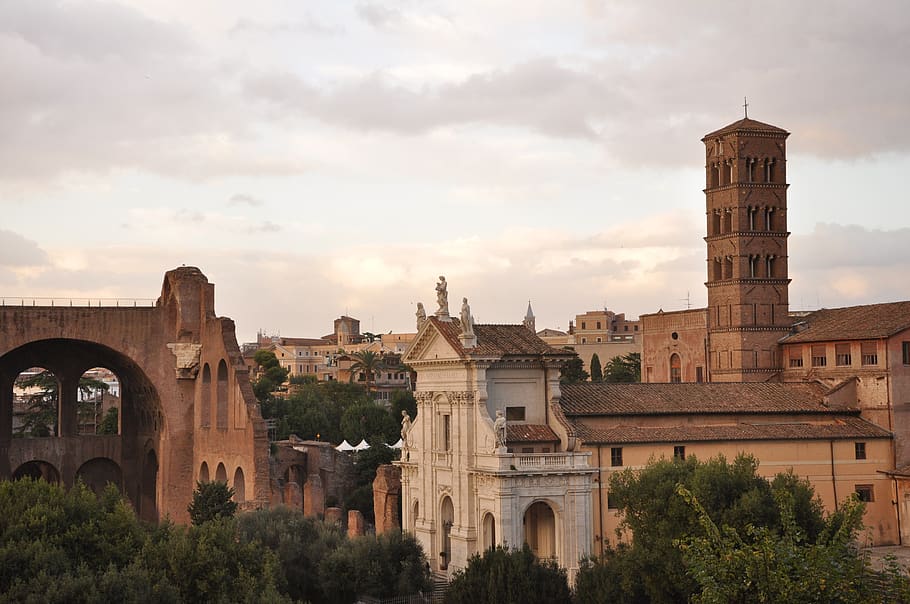 italy, rome, metropolitan city of rome, ancient rome, old city, HD wallpaper
