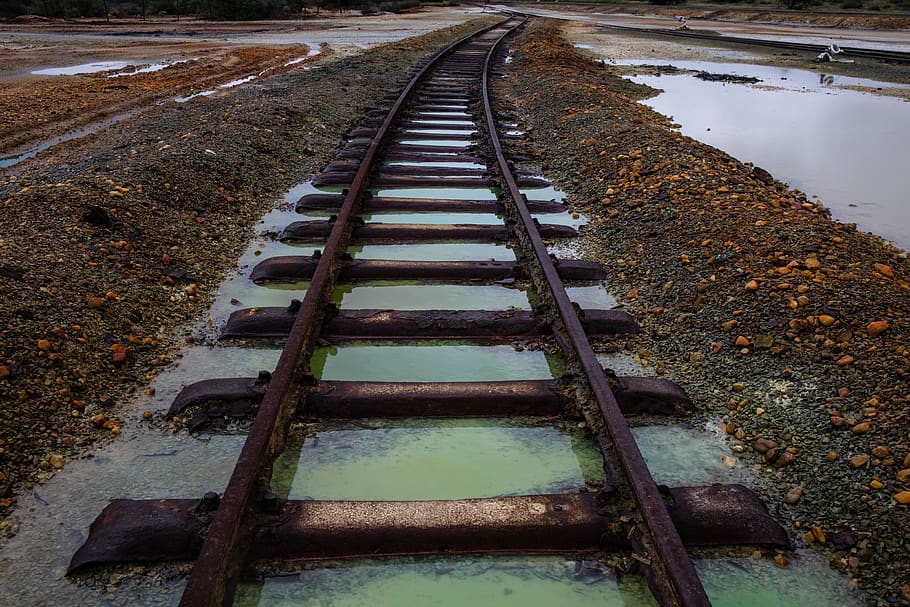 namibia, no people, metal, nature, direction, rusty, day, water HD wallpaper