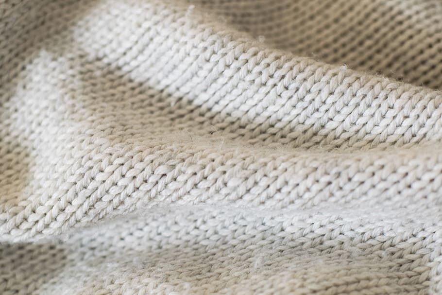 fabrics, gray, Tan, white, wool, textile, full frame, backgrounds HD wallpaper