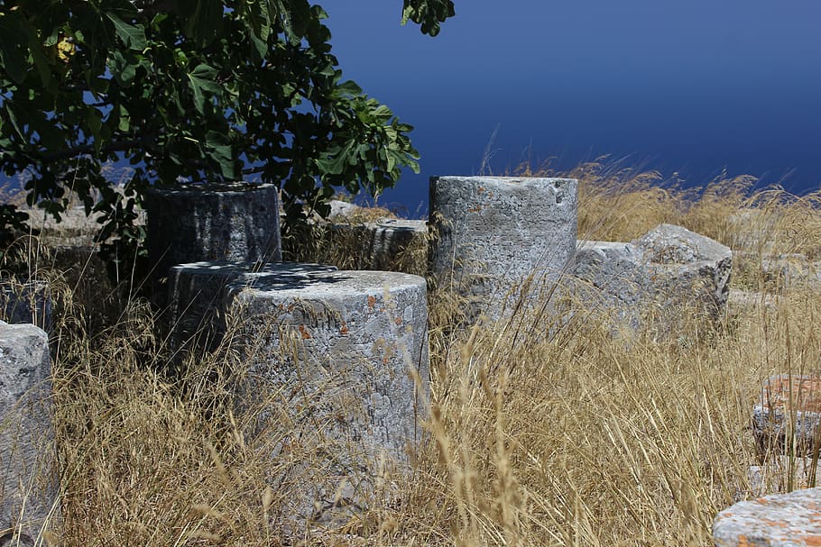 pillars, ancient, stone, history, columns, classical, archeology HD wallpaper