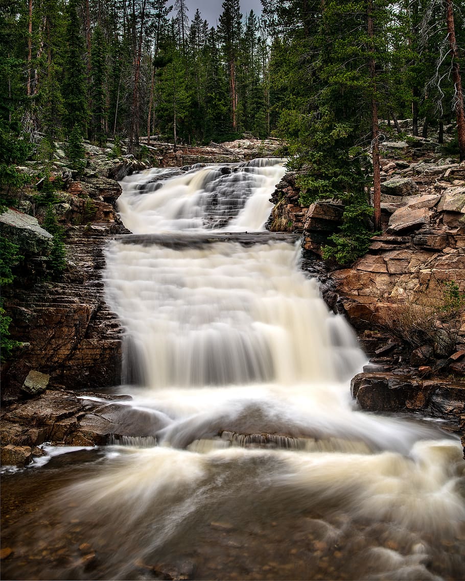 river, utah, mountains, spring, flowing water, forest, scenics - nature HD wallpaper
