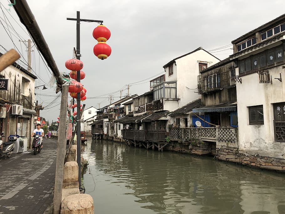 suzhou, china, building exterior, architecture, built structure HD wallpaper