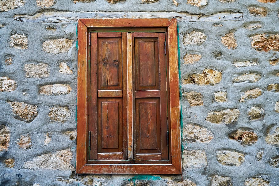 window, wall, stone, solid, street, wood, wood-fibre boards HD wallpaper
