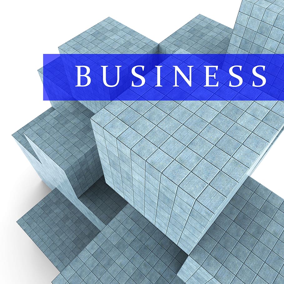 Business Blocks Design Meaning Building Activity And Construction, HD wallpaper