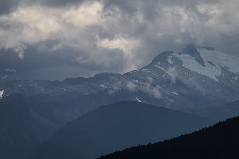 mountain, clouds, sky, landscape, mountains, nature, highlands HD wallpaper