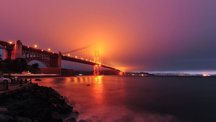 Photo Of Golden Gate Bridge, San Francisco, architecture, city