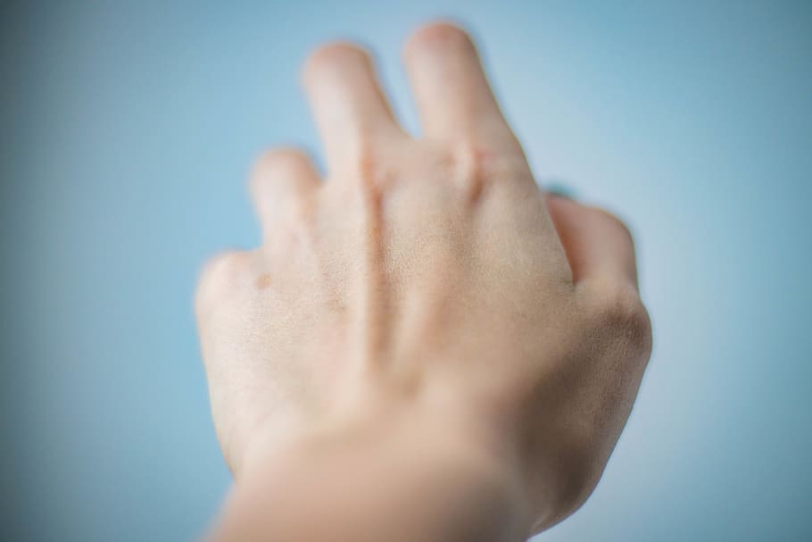 Left Human Hand, blur, blurred background, close-up, defocused HD wallpaper