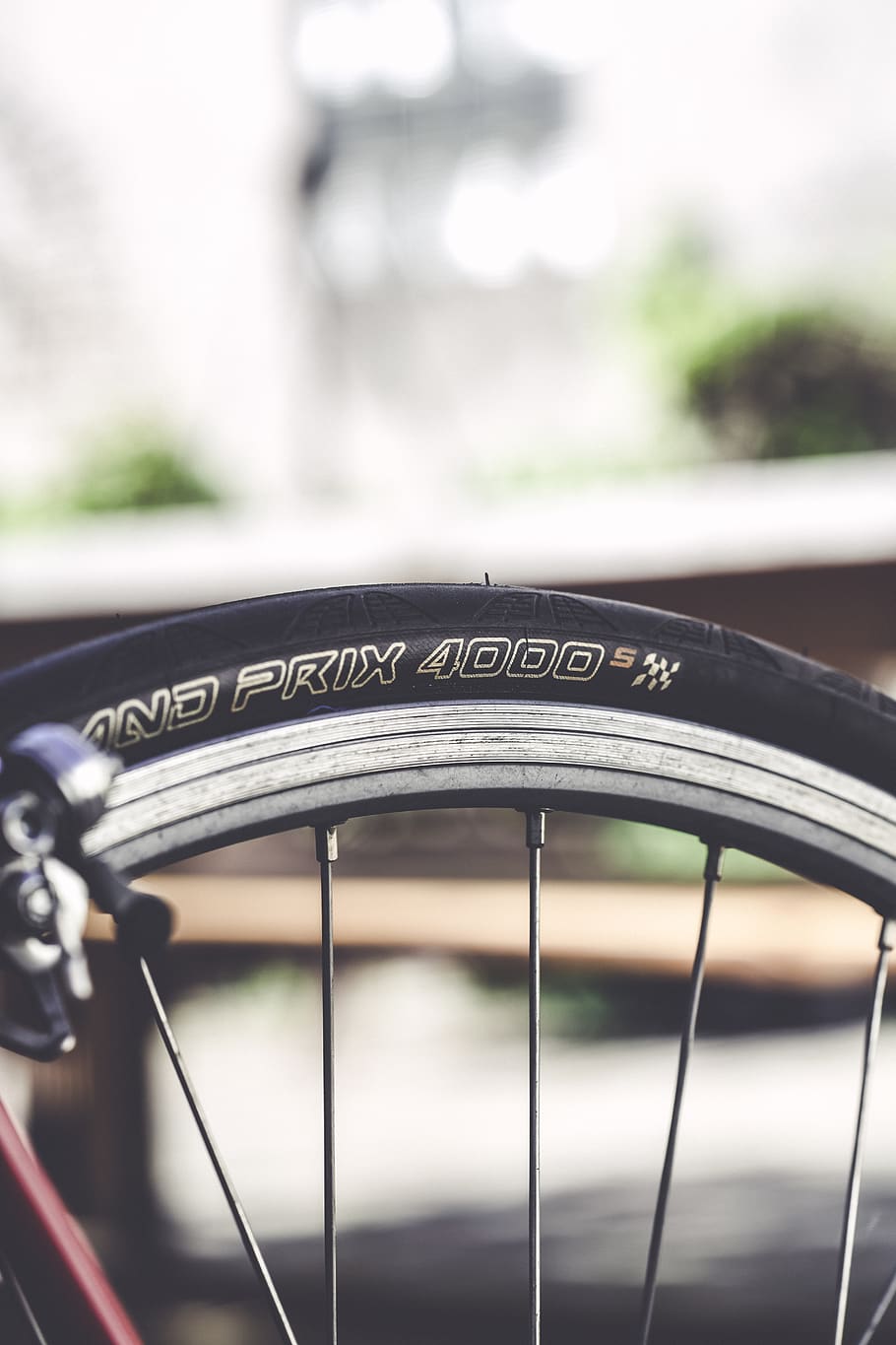 Close-up Photo of Black Bike Wheel, bicycle, blur, customized HD wallpaper