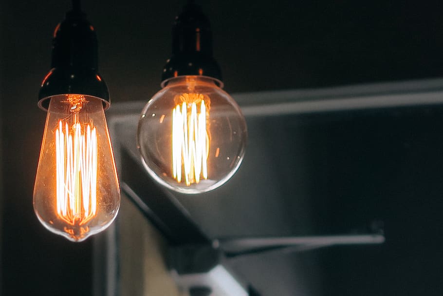 lights, bulb, lightbulb, close up, closeup, macro, photography HD wallpaper