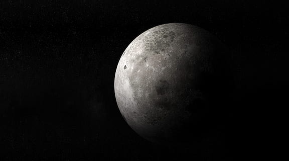moon, luna, full moon, moonlight, star, stars fog, night photograph HD wallpaper