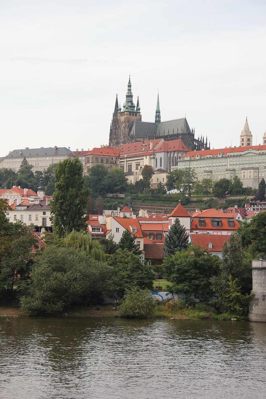 Prague, architecture, built structure, building exterior, water HD wallpaper