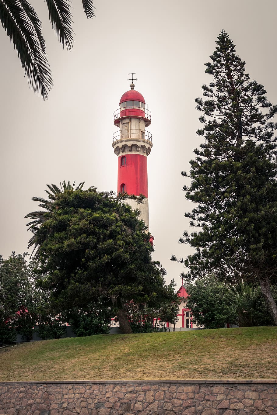 architecture, building, tower, beacon, lighthouse, tree, plant HD wallpaper