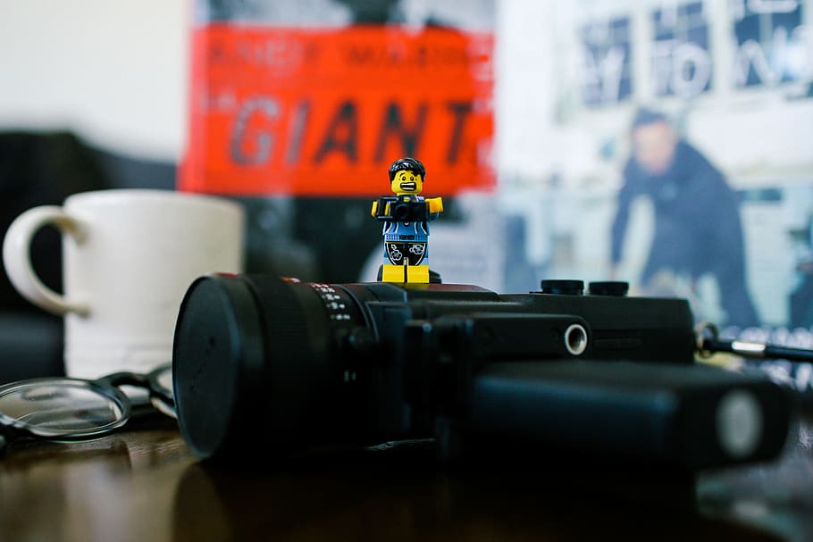 photographer, lego, focus on foreground, security, architecture HD wallpaper