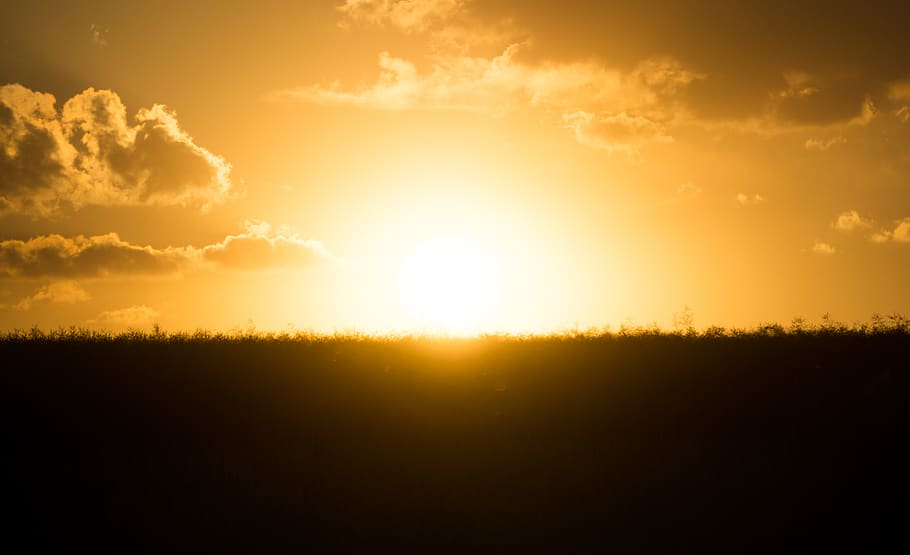 germany, saxony, sky, sunset, sunlight, scenics - nature, cloud - sky HD wallpaper