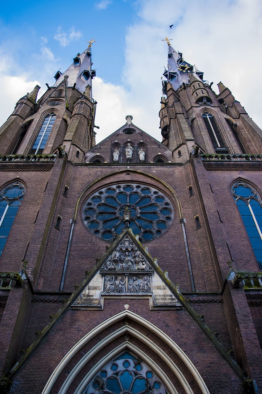 spire, steeple, architecture, tower, building, church, clock tower HD wallpaper