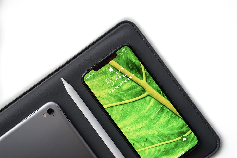 space gray iPhone X, technology, wireless technology, communication HD wallpaper