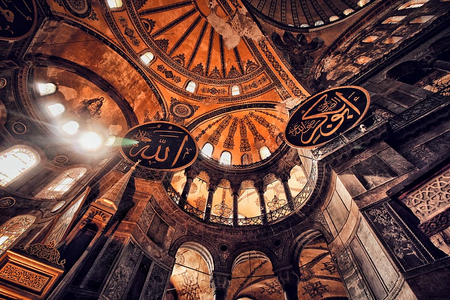 HD wallpaper: turkey, i̇stanbul, hagia sophia museum, tourism, travel ...