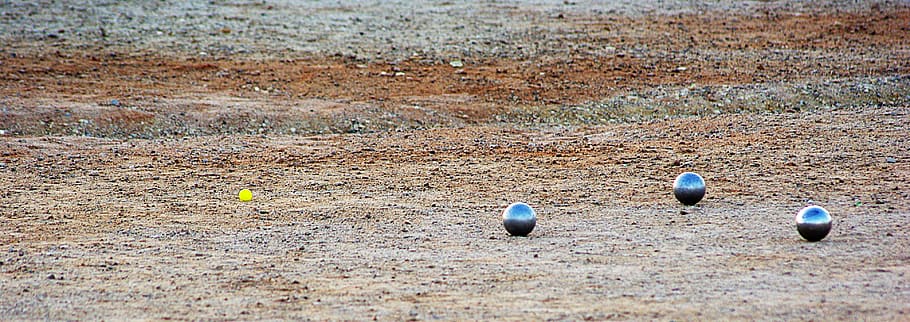 bowling, bowls, cap, jack, ochre, metal, sport, game, hobbies, HD wallpaper